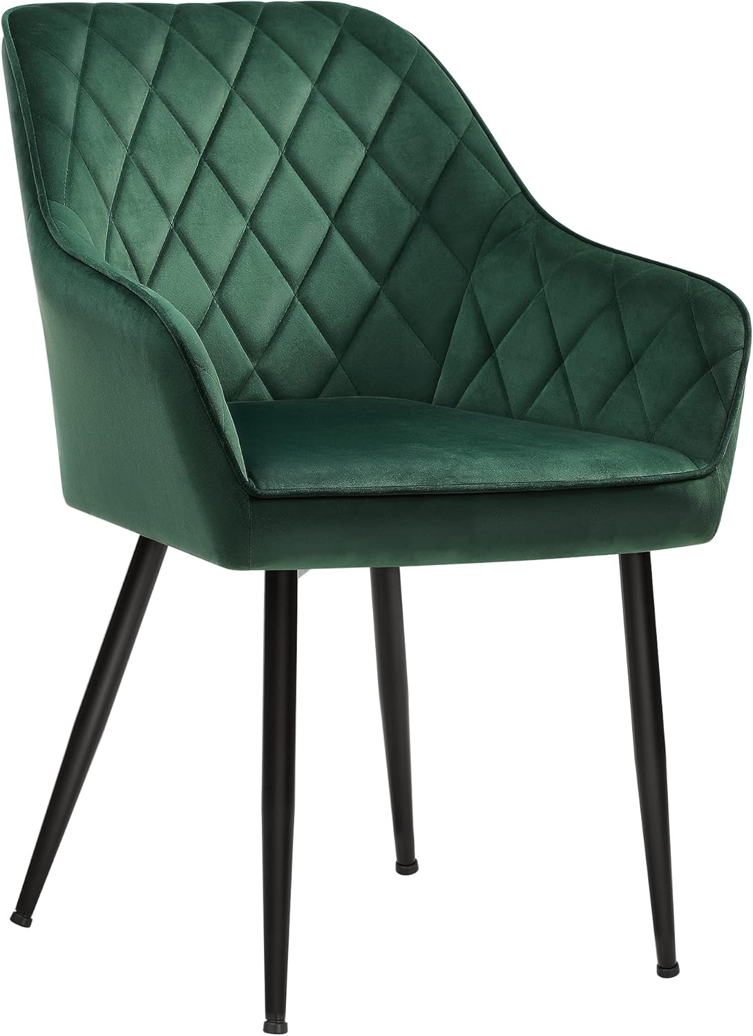 Set od 2 blagovaonske stolice s naslonima, nosivosti do 110kg, zelene-SONGMICS-Vita Home