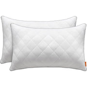 Set od 2 dvostrana jastuka, perivi u perilici, 74 x 48 cm, bijeli | SONGMICS-vitahome.hr