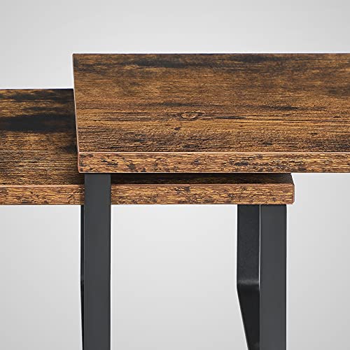 Set od 2 kuhinjska stalka, organizator za kuhinju, držači za začine, smeđe-crni | SONGMICS-vitahome.hr
