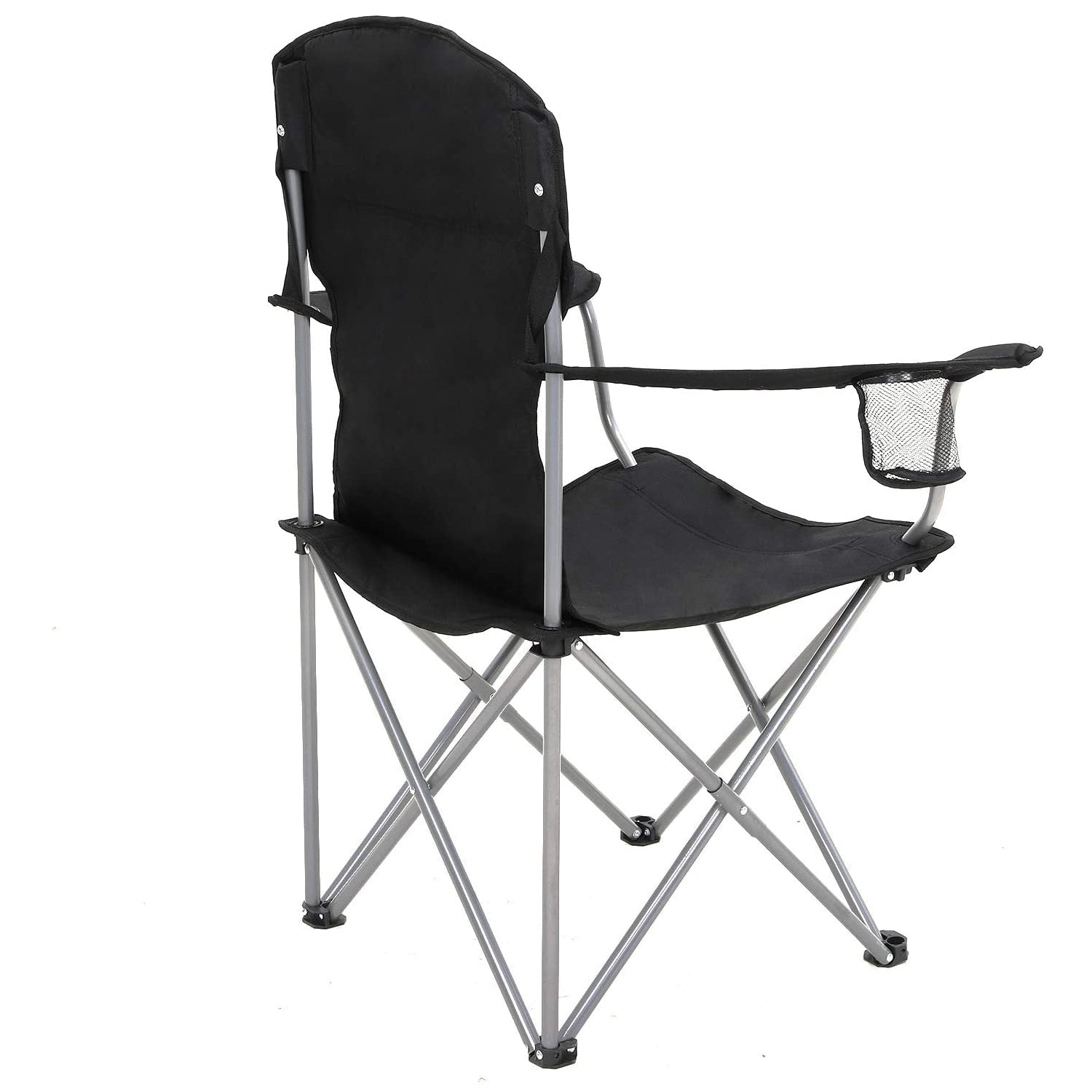 Set od 2 sklopive stolice za kampiranje, ergonomske stolice s držačem za čaše | SONGMICS-vitahome.hr