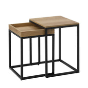 Set od 2 stola koja se mogu složiti, noćni ormarić | VASAGLE-vitahome.hr