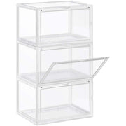Set od 3 kutije za cipele, kutije za pohranu, prozirne | SONGMICS-vitahome.hr