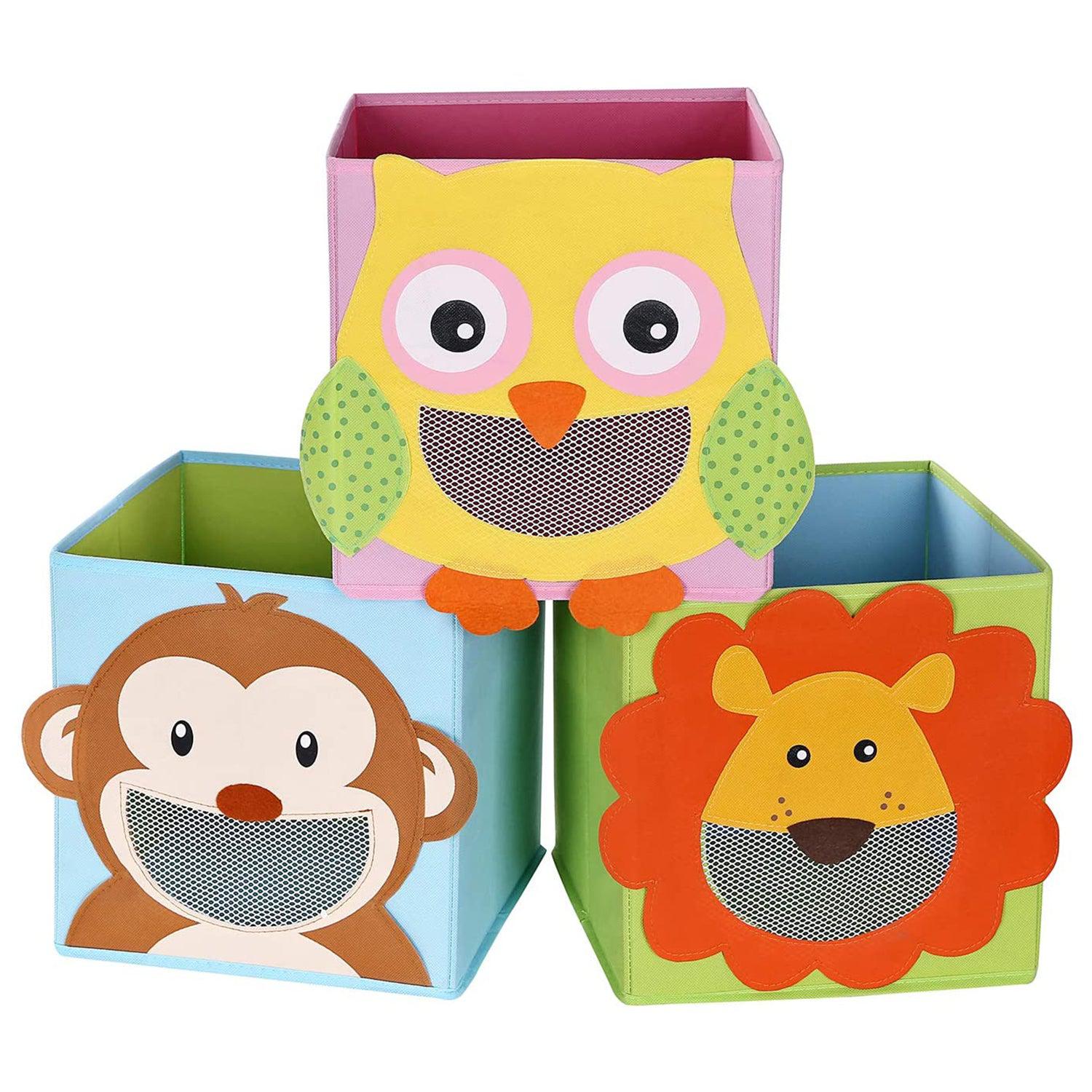 Set od 3 kutije za odlaganje, sklopive kocke, 27 x 27 x 27 cm | SONGMICS-vitahome.hr