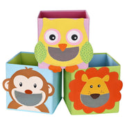 Set od 3 kutije za odlaganje, sklopive kocke, 27 x 27 x 27 cm | SONGMICS-vitahome.hr
