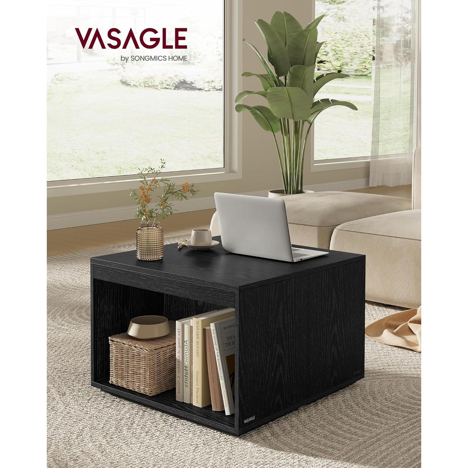 Set od 3 stolića za kavu, mali stolići, 30 x 60 x 40 cm, crni | VASAGLE-vitahome.hr