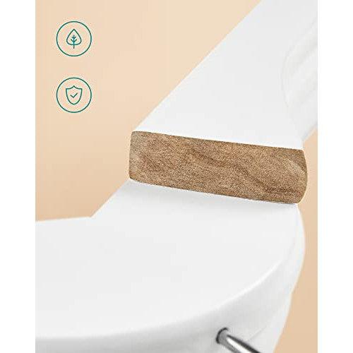 Set od 30 drvenih vješalica s izrezima za ramena, bijele boje | SONGMICS-vitahome.hr