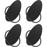 Set od 4 zidne kuke, vješalice, dimenzije 5.5 x 7.3 x 8.5 cm po proizvodu, crne | SONGMICS-vitahome.hr