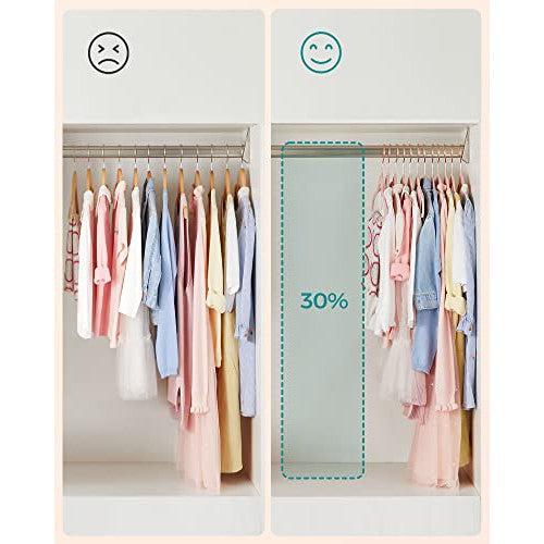 Set od 50 protukliznih vješalica za dječju odjeću, svijetlo ružičaste | SONGMICS-vitahome.hr