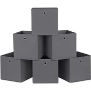 Set od 6 sklopivih kutija za odlaganje, 30 x 30 x 30 cm, sive | SONGMICS-vitahome.hr
