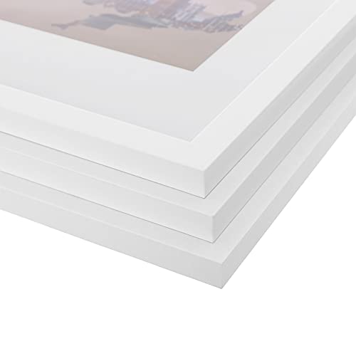 Set okvira za slike, 3 komada, za A3 format, bez držača, bijeli