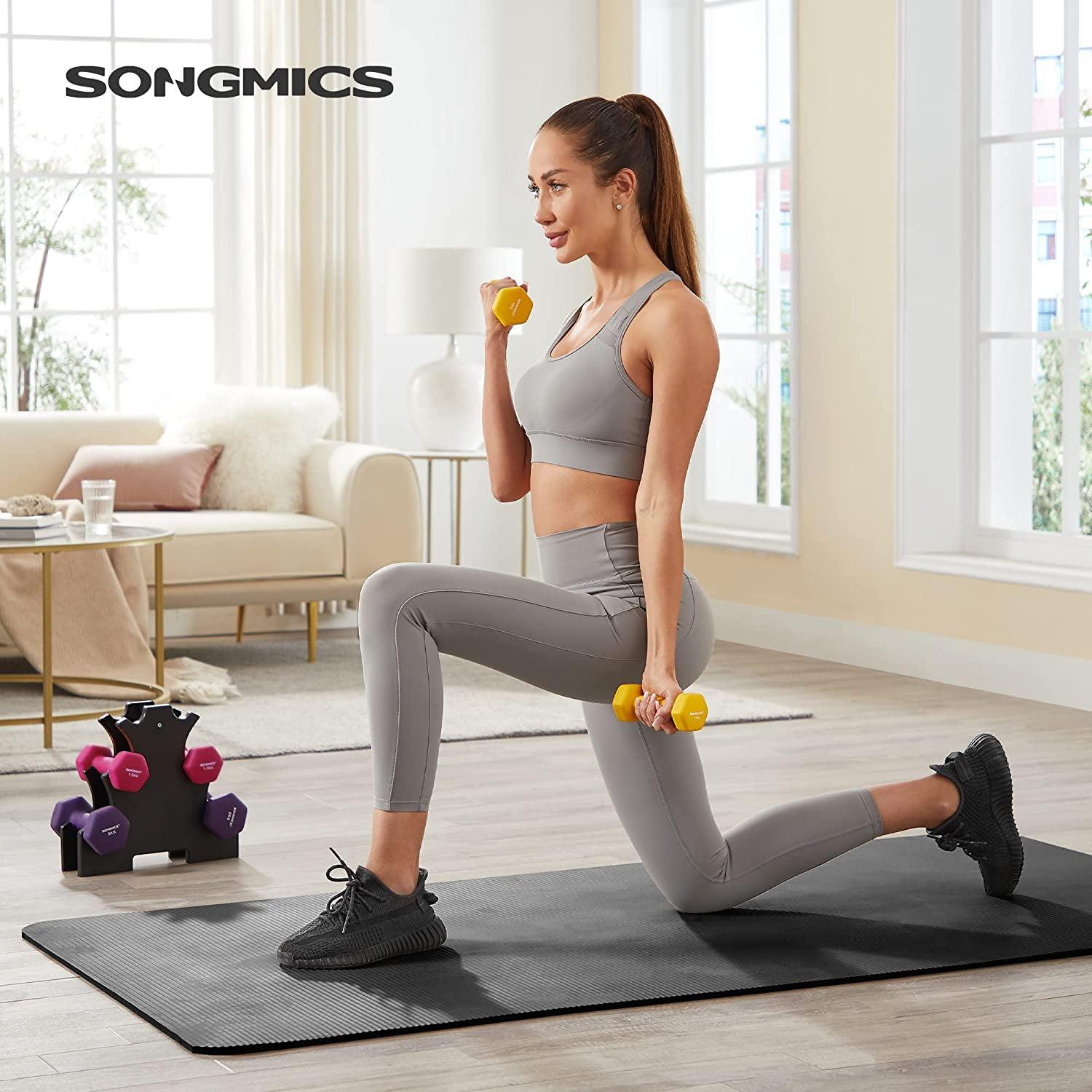 Set šesterokutnih utega sa stalkom za utege 6 komada | SONGMICS-vitahome.hr