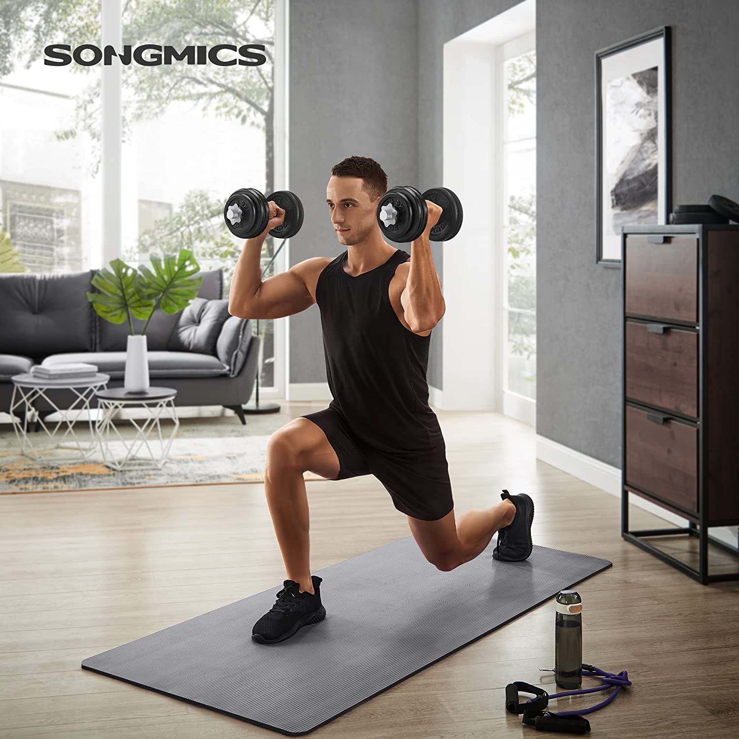 Set težine podesivi od lijevanog željeza 30 kg | SONGMICS-vitahome.hr