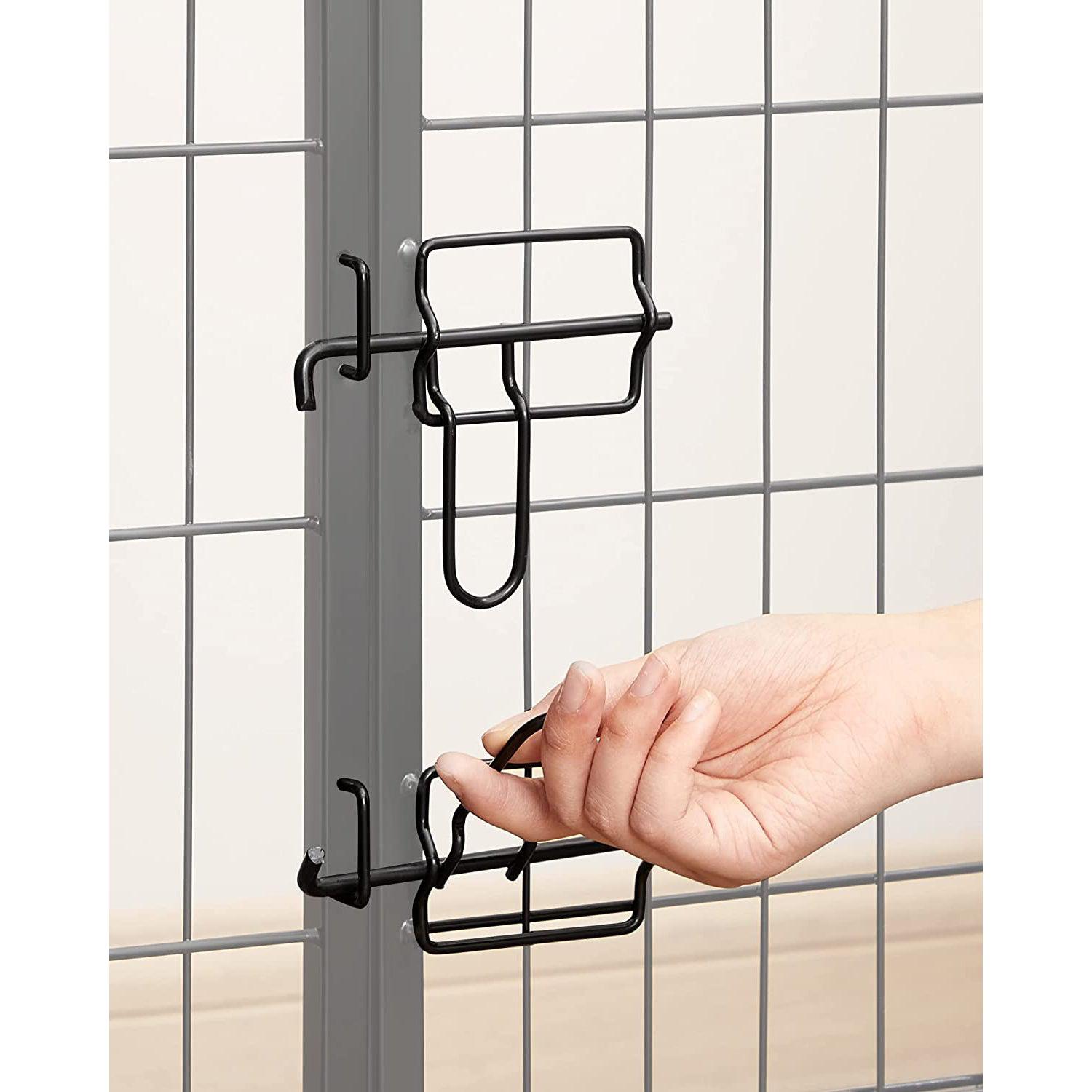 Sklopiva ogradica s 8 panela za pse i male životinje, XL - 80 x 246 x 80 cm | FEANDREA | FEANDREA-vitahome.hr