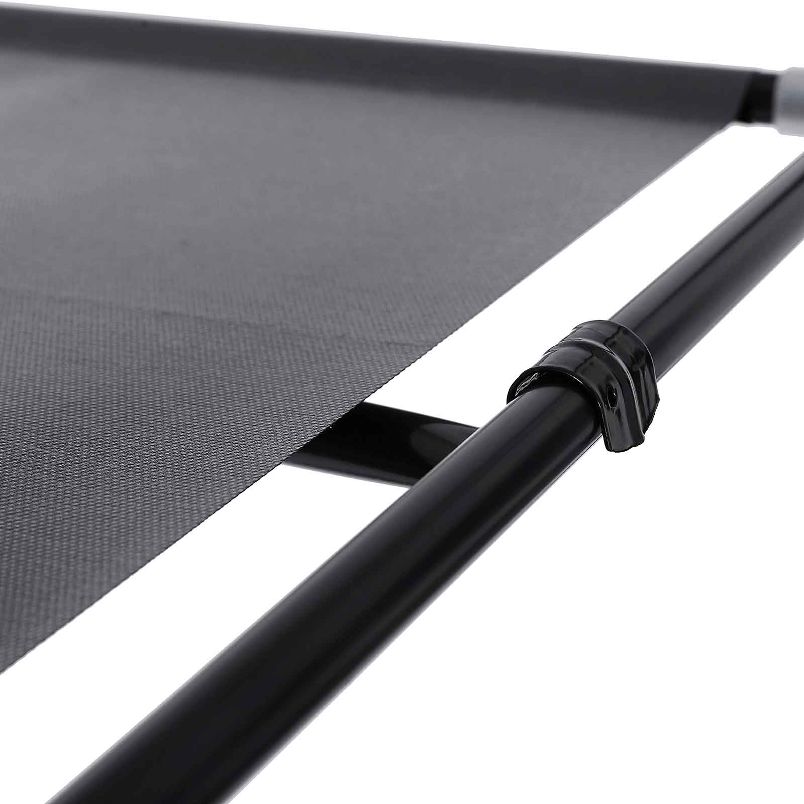 Sklopivi platneni ormar, mobilni ormar, 75 x 45 x 160 cm, crni | SONGMICS-vitahome.hr