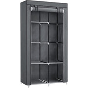 Sklopivi platneni ormar, mobilni ormar, 88x45x70 cm, sivi | SONGMICS-vitahome.hr