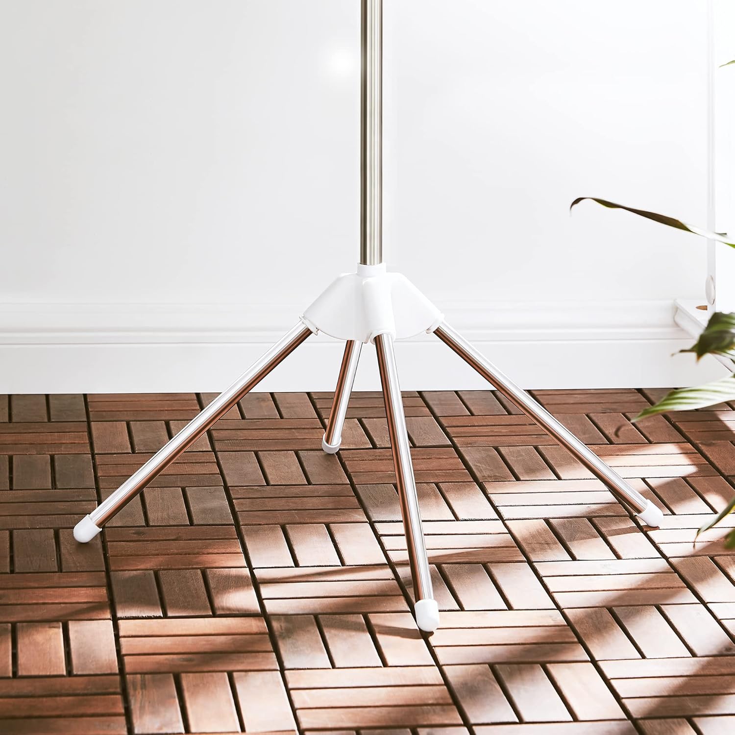 Sklopivi stalak za sušenje odjeće od nehrđajućeg čelika, 150cm, bijelo srebrni | SONGMICS-SONGMICS-Vita Home