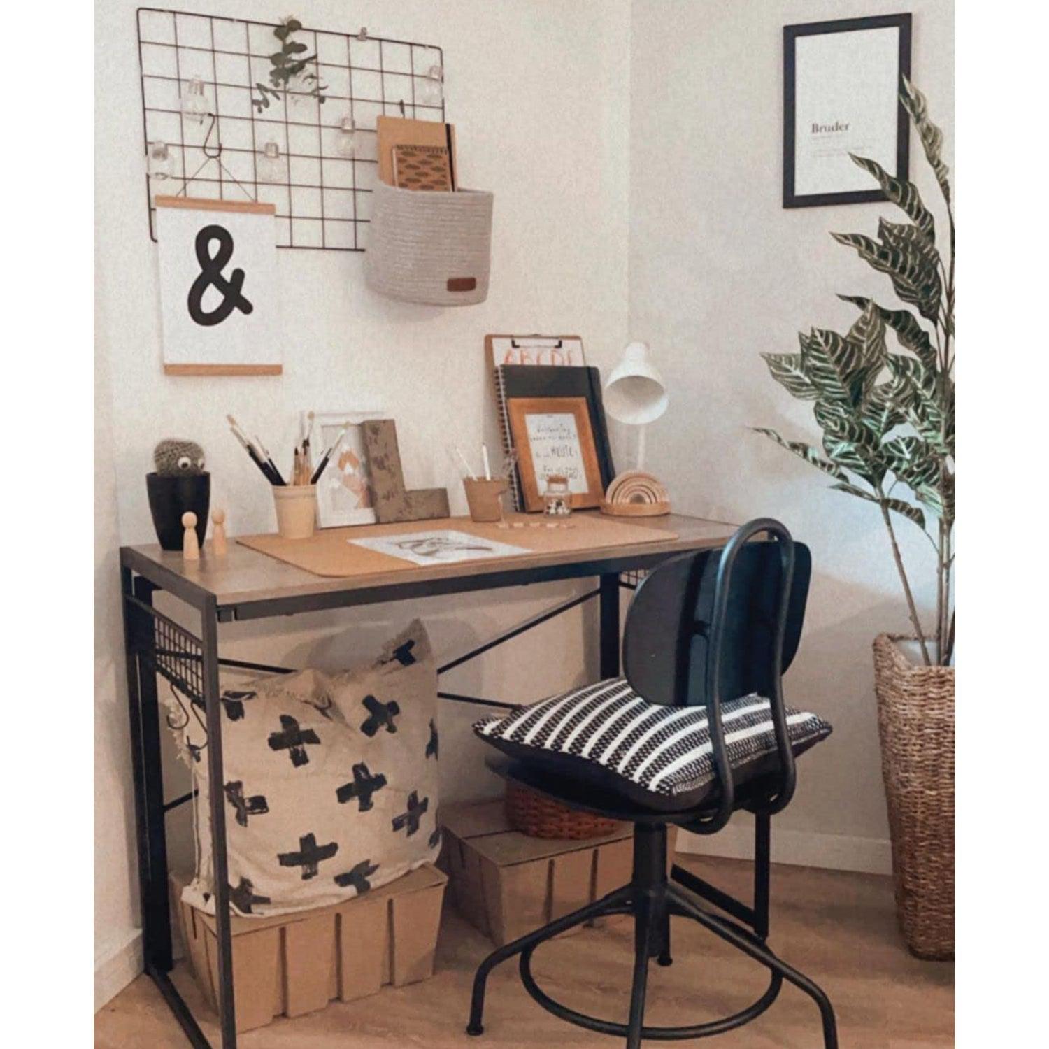 Sklopivi stol, računalni stol s 8 kuka 100 x 50 x 76,5 cm - | Vasagle-vitahome.hr