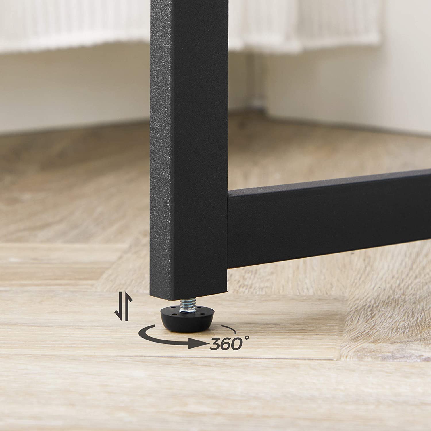 Sklopivi stol, računalni stol s 8 kuka 100 x 50 x 76,5 cm - | Vasagle-vitahome.hr