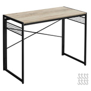 Sklopivi stol, računalni stol s 8 kuka 100 x 50 x 76,5 cm - | Vasagle-vitahome.hr