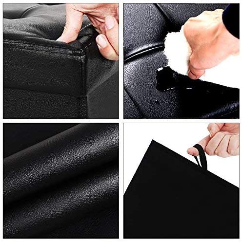 Sklopivi tabure za pohranu , nosivosti 300kg, crna, 38x38x38 cm, crne boje | SONGMICS-vitahome.hr