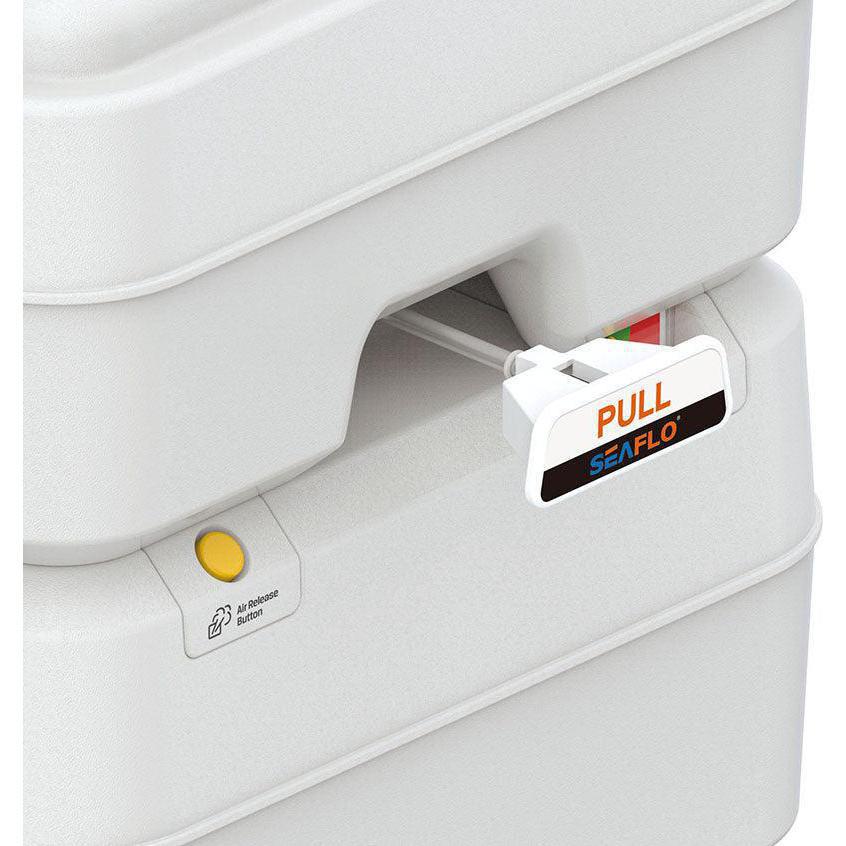 Sobni WC s indikatorom razine otpadne vode, kamp WC bez mirisa 20 L, sivi | BONTOUR-vitahome.hr
