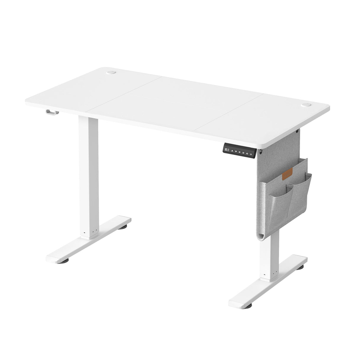 SONGMICS električni stol za sjedenje i stajanje, 180x80 cm, oblačno bijela