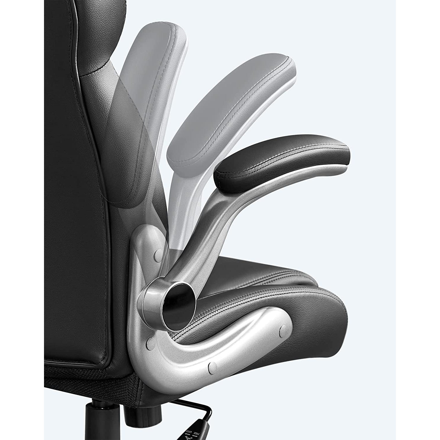 Songmics Ergonomska uredska stolica, okretna stolica s podesivom visinom | SONGMICS-vitahome.hr