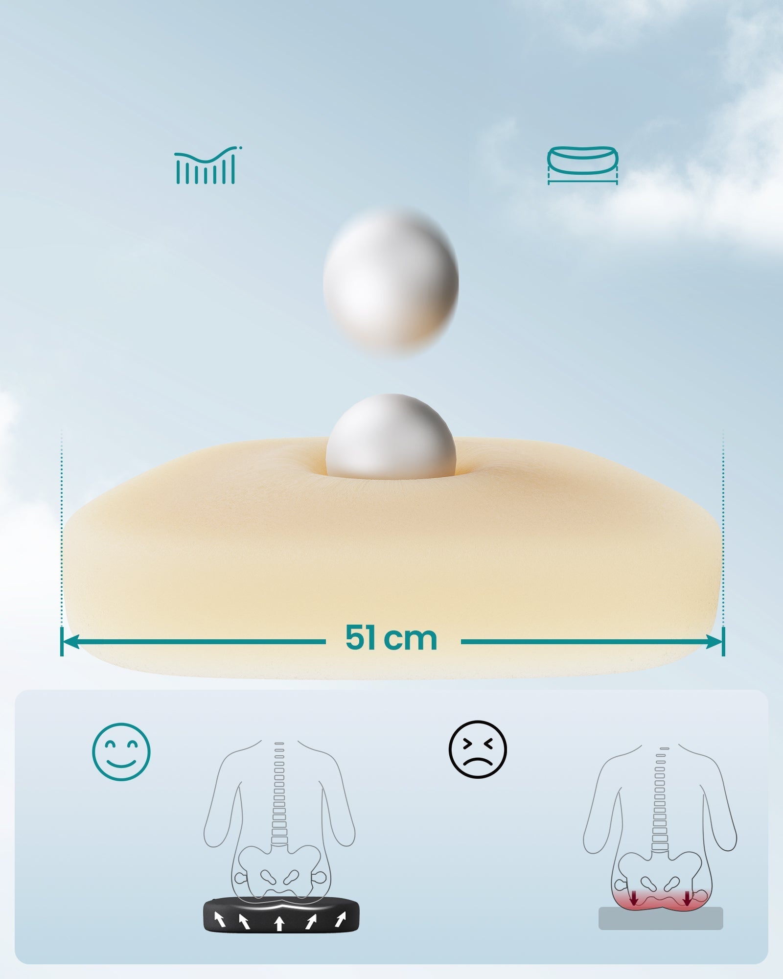 SONGMICS ergonomski uredski stolac, mrežasta uredska stolica, crna