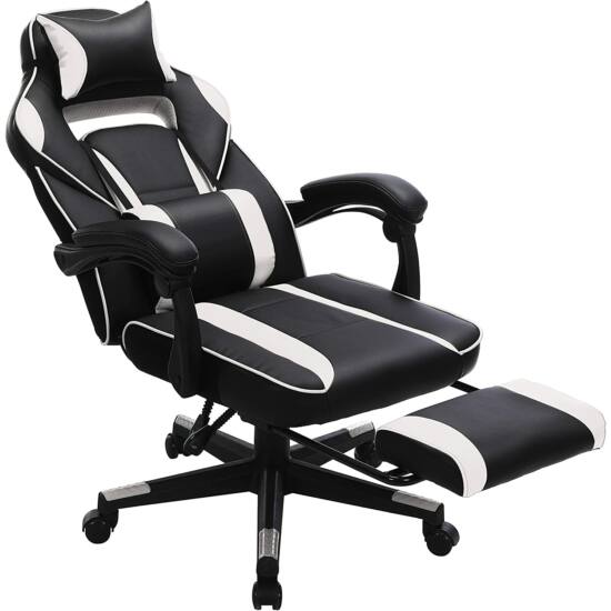 Songmics Gaming stolica, uredska stolica s naslonom za glavu | SONGMICS-vitahome.hr