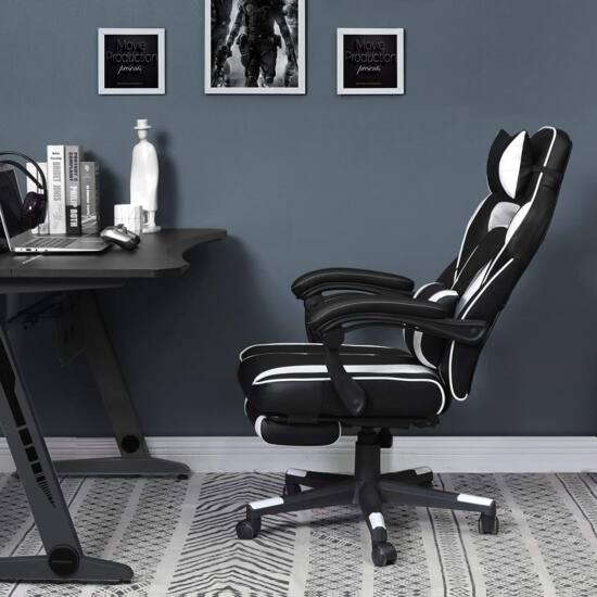 Songmics Gaming stolica, uredska stolica s naslonom za glavu | SONGMICS-vitahome.hr