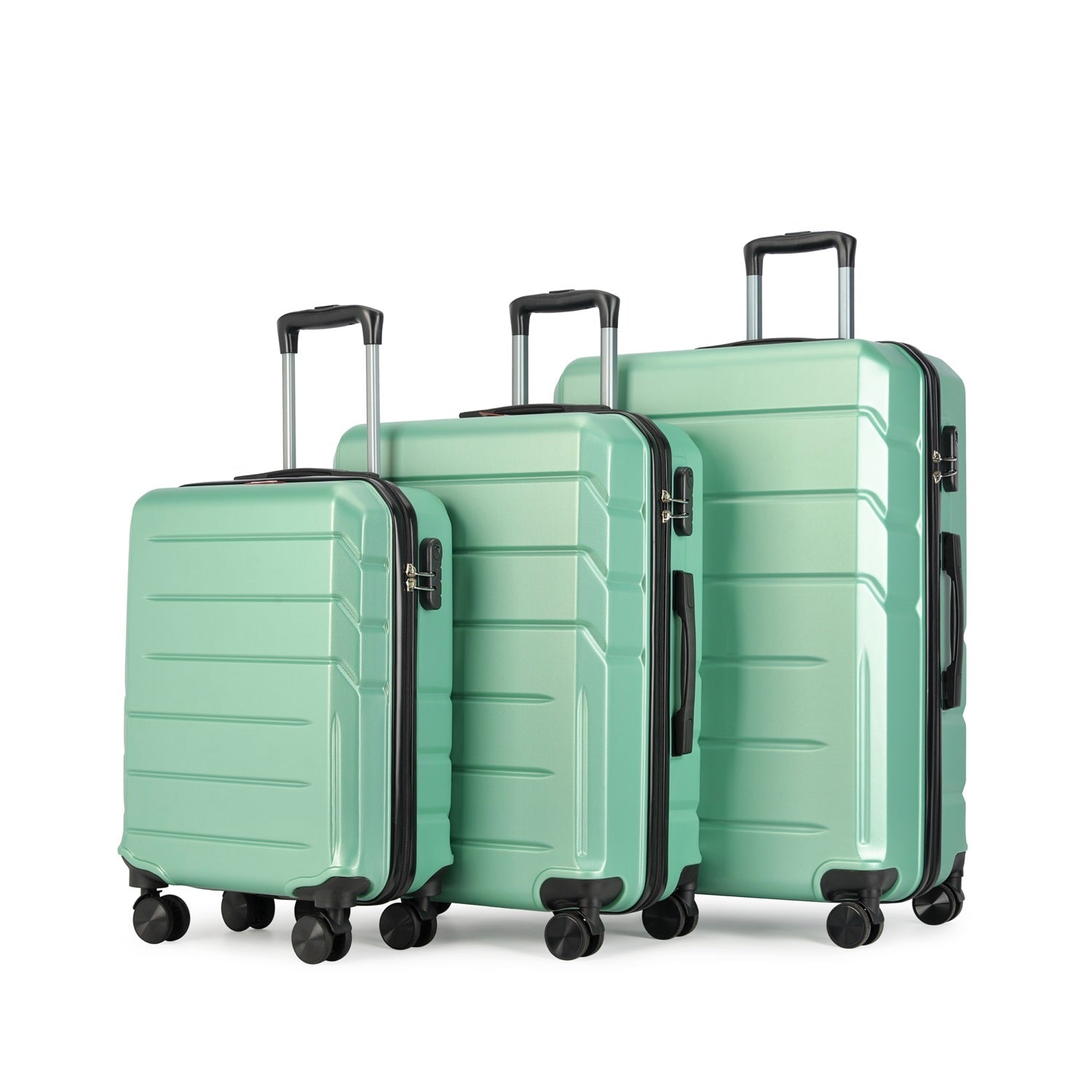 SPINNER set od 3 kofera na 4 kotača, puder zelene boje | BONTOUR-vitahome.hr