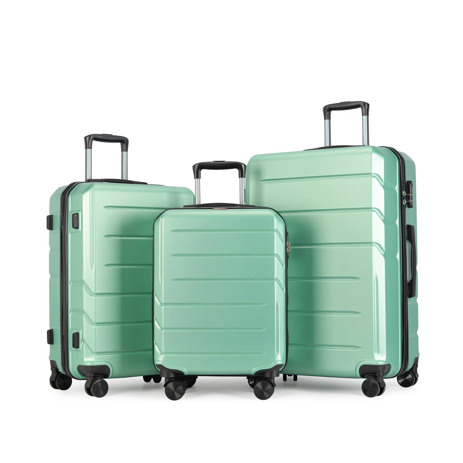 SPINNER set od 3 kofera na 4 kotača, puder zelene boje | BONTOUR-vitahome.hr