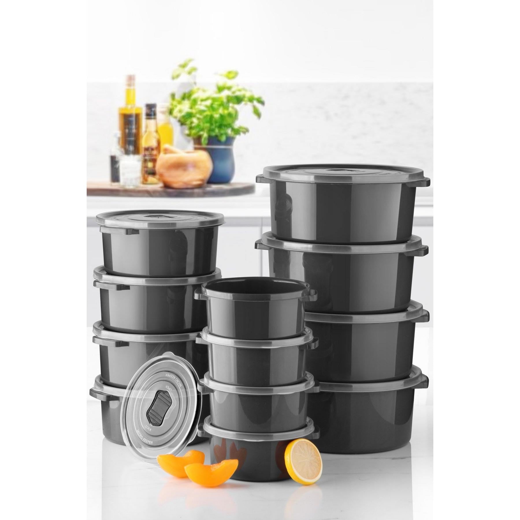 Spremnici za kuhinju (12 kom), 639OKK1118 | AG-vitahome.hr