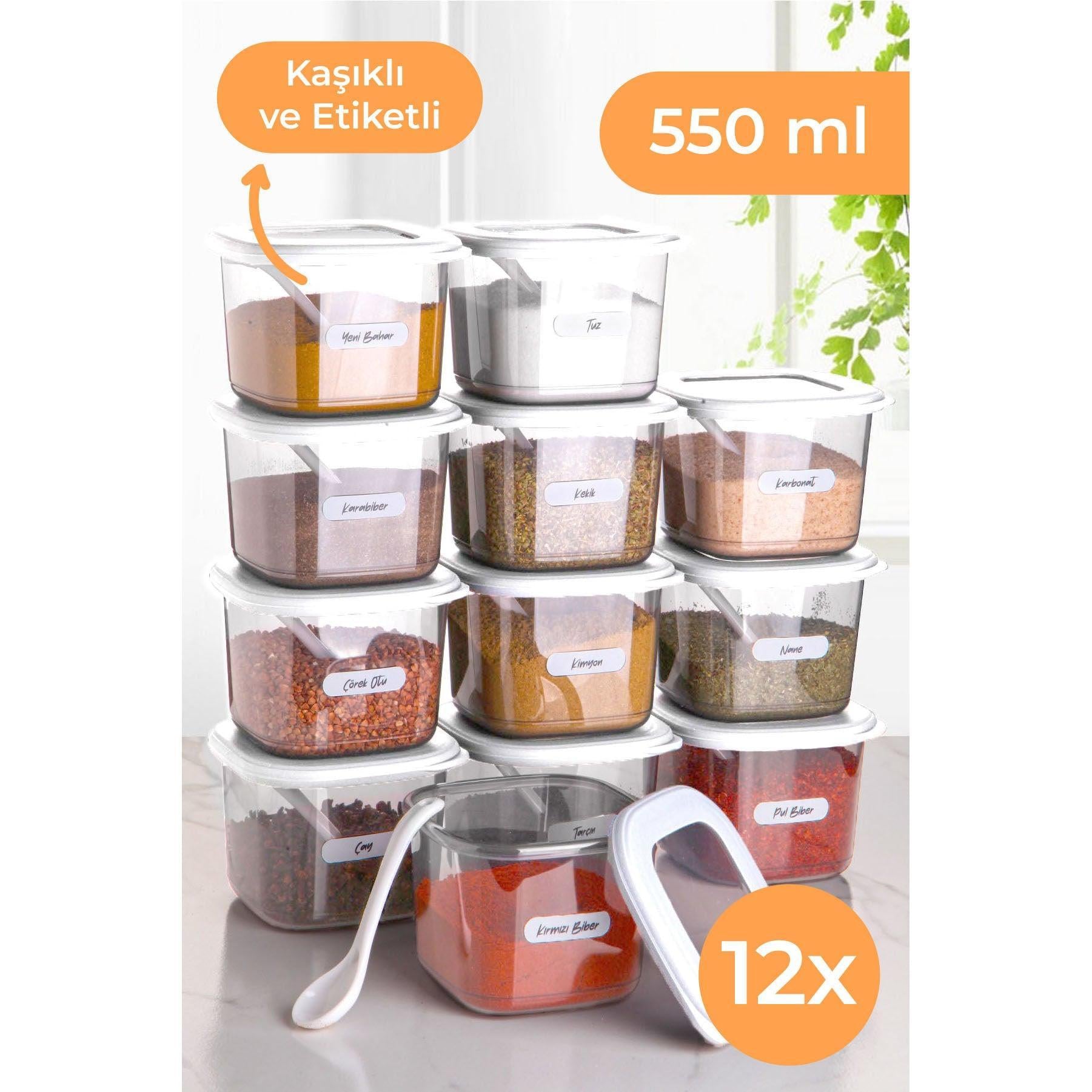 Spremnici za kuhinju (12 kom), 964FRM1182 | AG-vitahome.hr