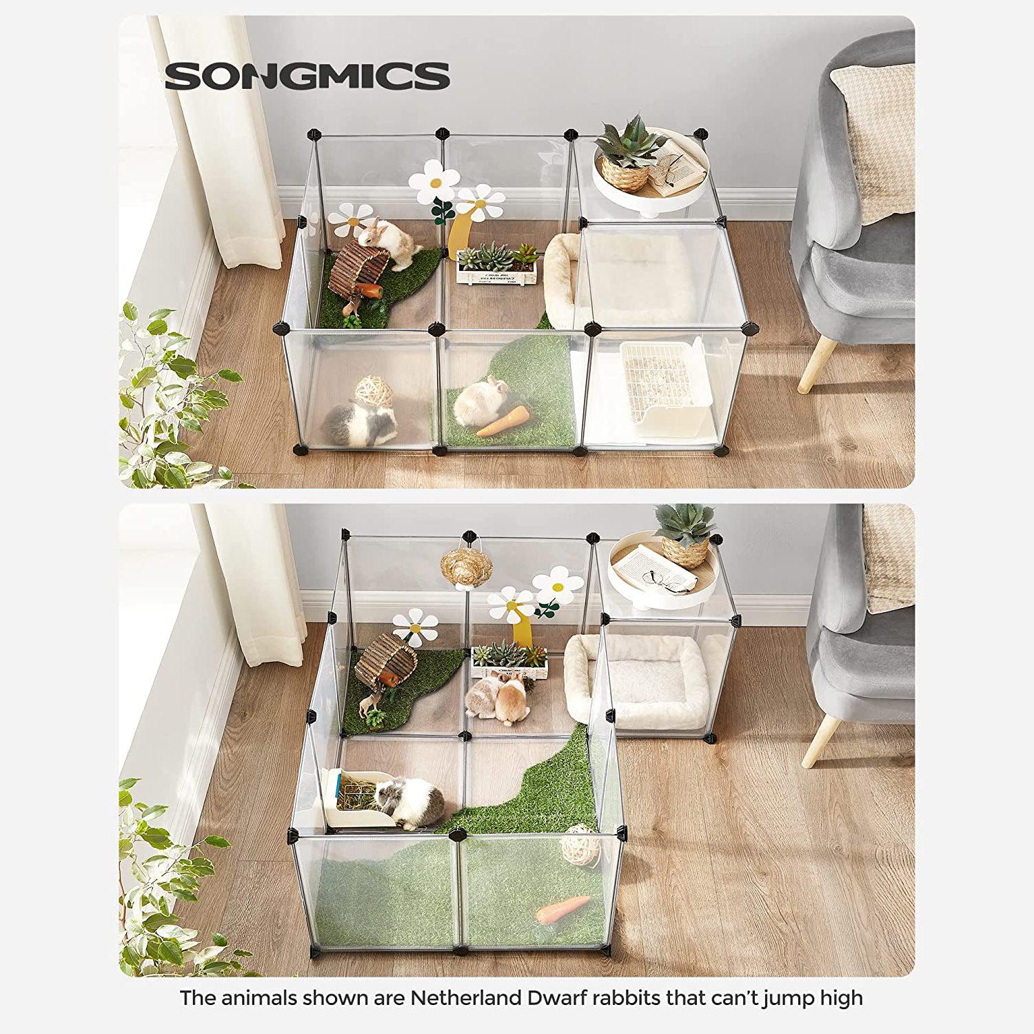 Stajalište za kućne ljubimce, kavez s donjim dijelom, 20 panela | SONGMICS-vitahome.hr