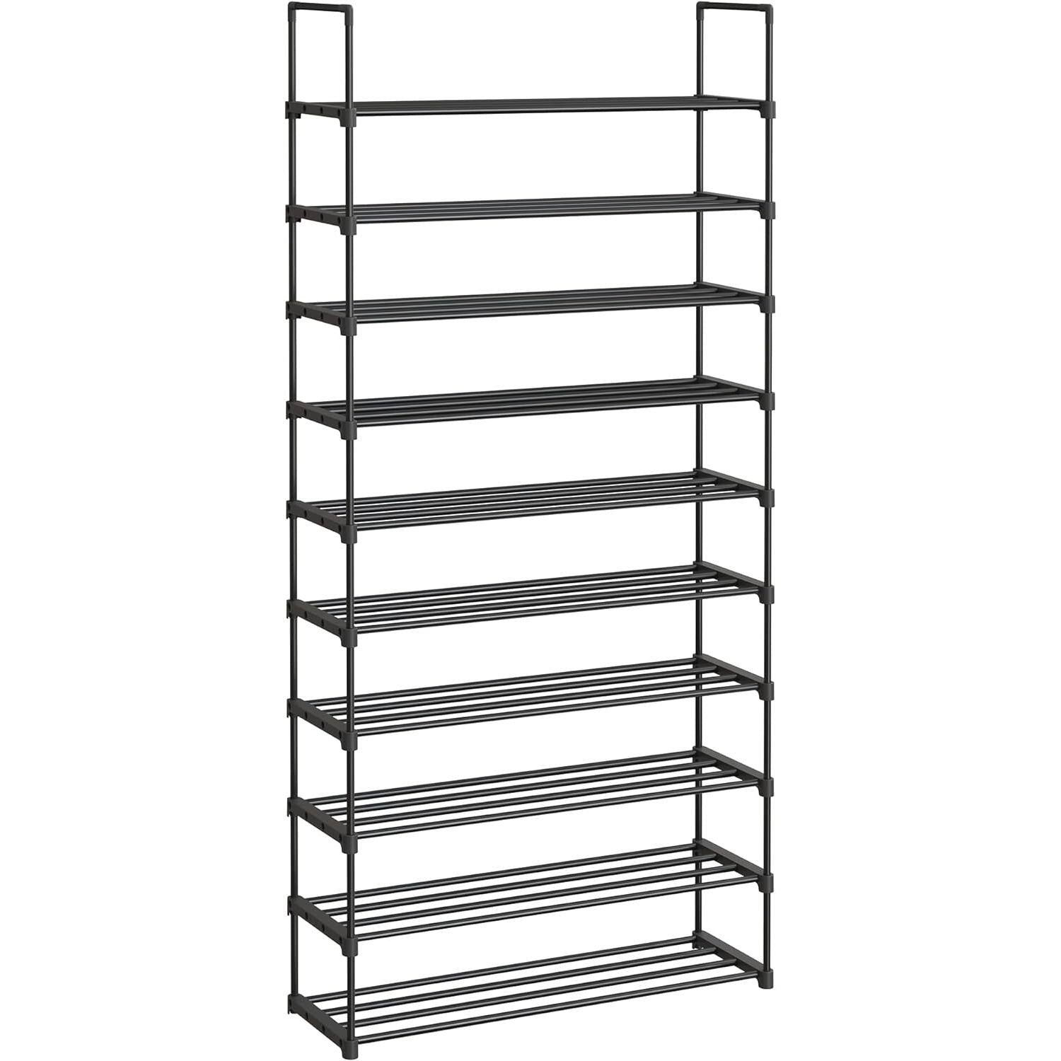 stalak za cipele 30 × 94 × 206 cm, crne boje