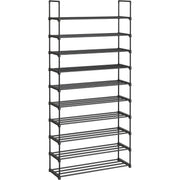 stalak za cipele 30 × 94 × 206 cm, crne boje