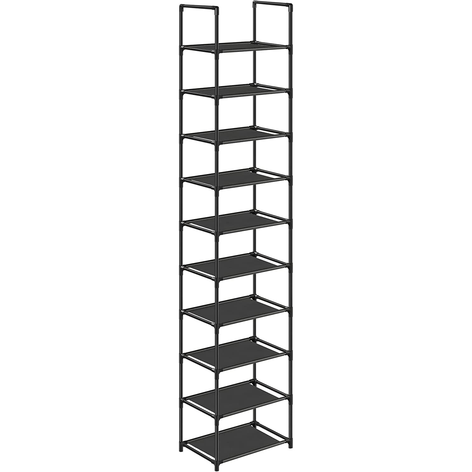 stalak za cipele otvoreni ormarić za cipele na 10 razina, tanki 33 x 173 x 33 cm | SONGMICS-vitahome.hr