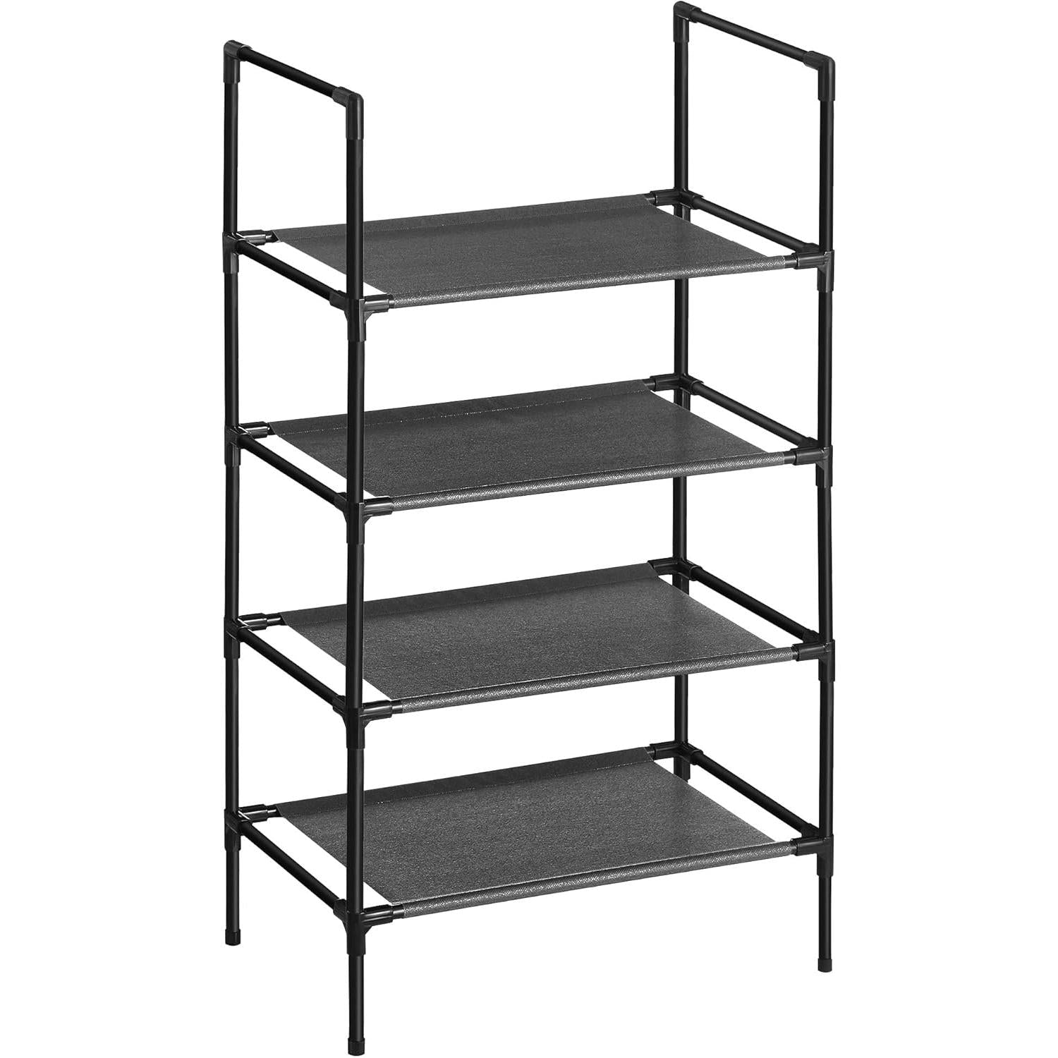 Stalak za cipele s 4 razine, 28 x 45 x 80 cm, crne boje | SONGMICS-vitahome.hr
