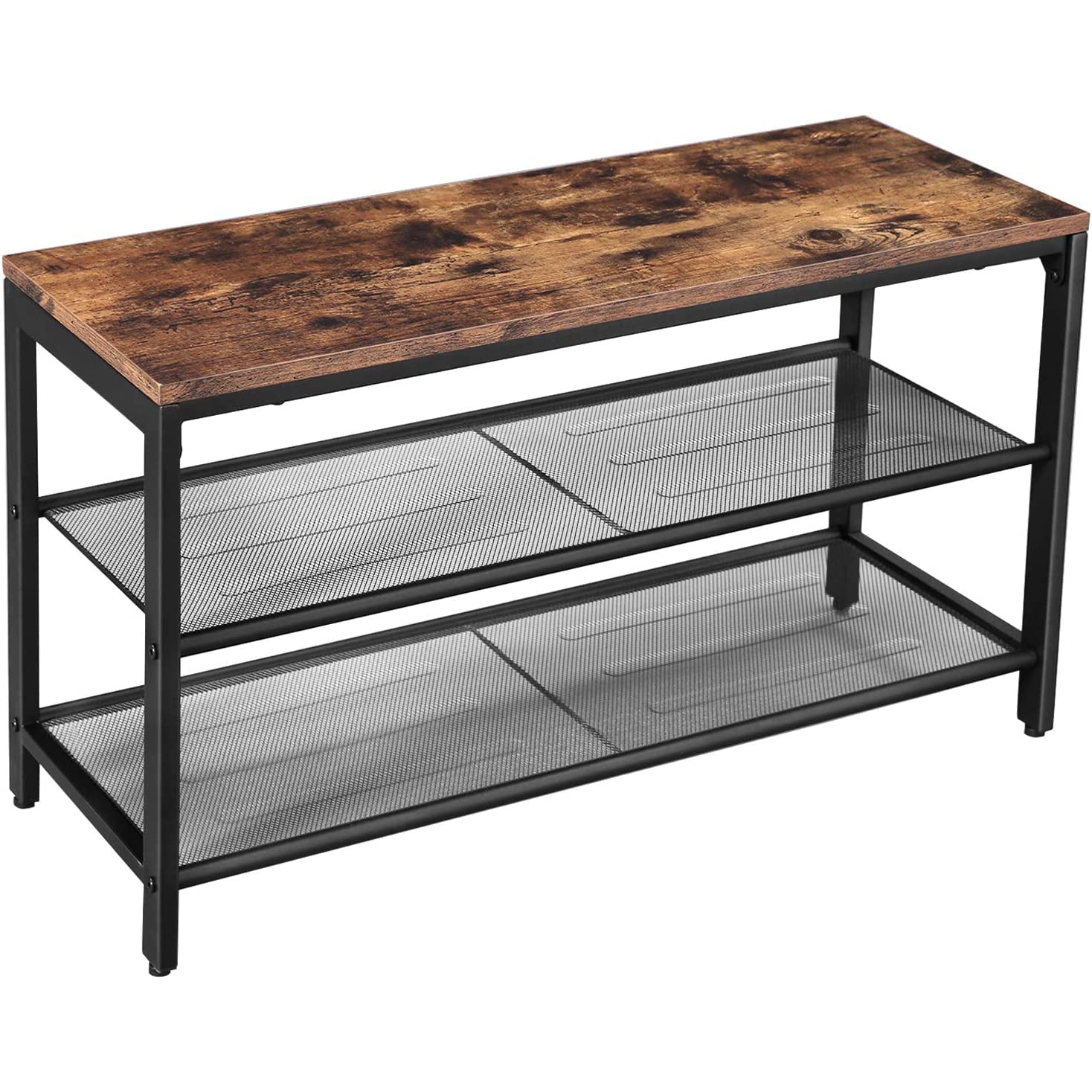 Stalak za cipele sa sjedalom, klupa za cipele 80 x 30 x 44,5 cm | VASAGLE-vitahome.hr