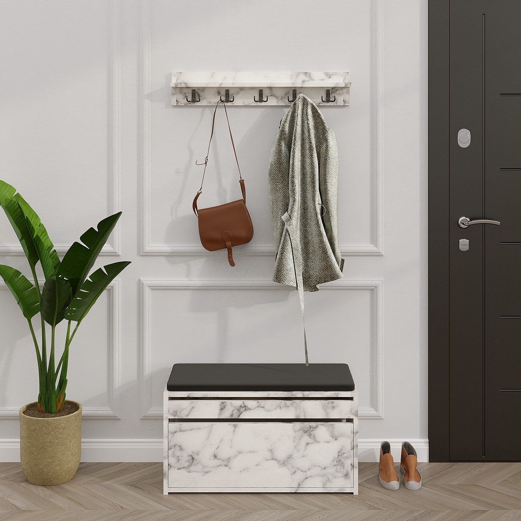 Stalak za hodnik Boby - Carrara Marble | AG-vitahome.hr