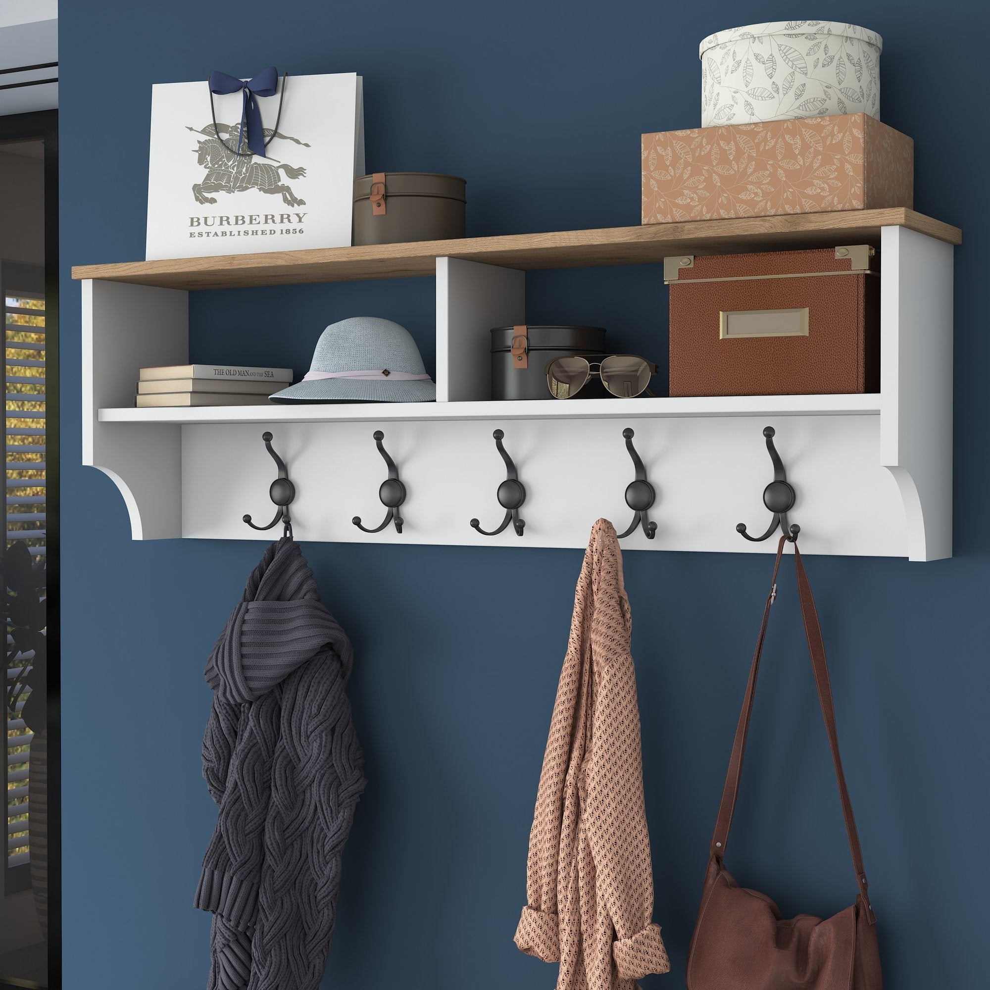 Stalak za hodnik P2 - 1636 - Walnut | AG-vitahome.hr