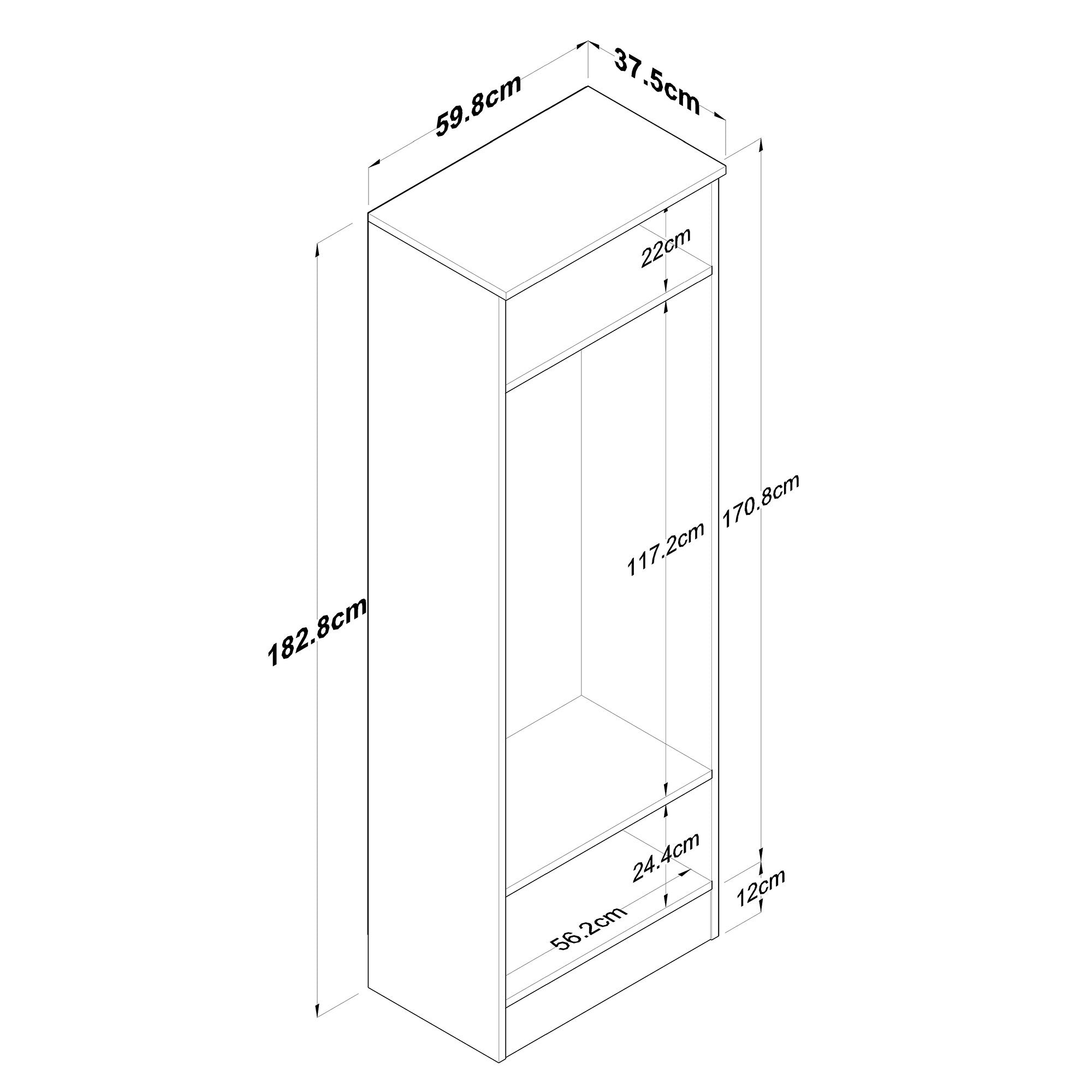Stalak za hodnik P6 - M14 - 2576 | AG-vitahome.hr