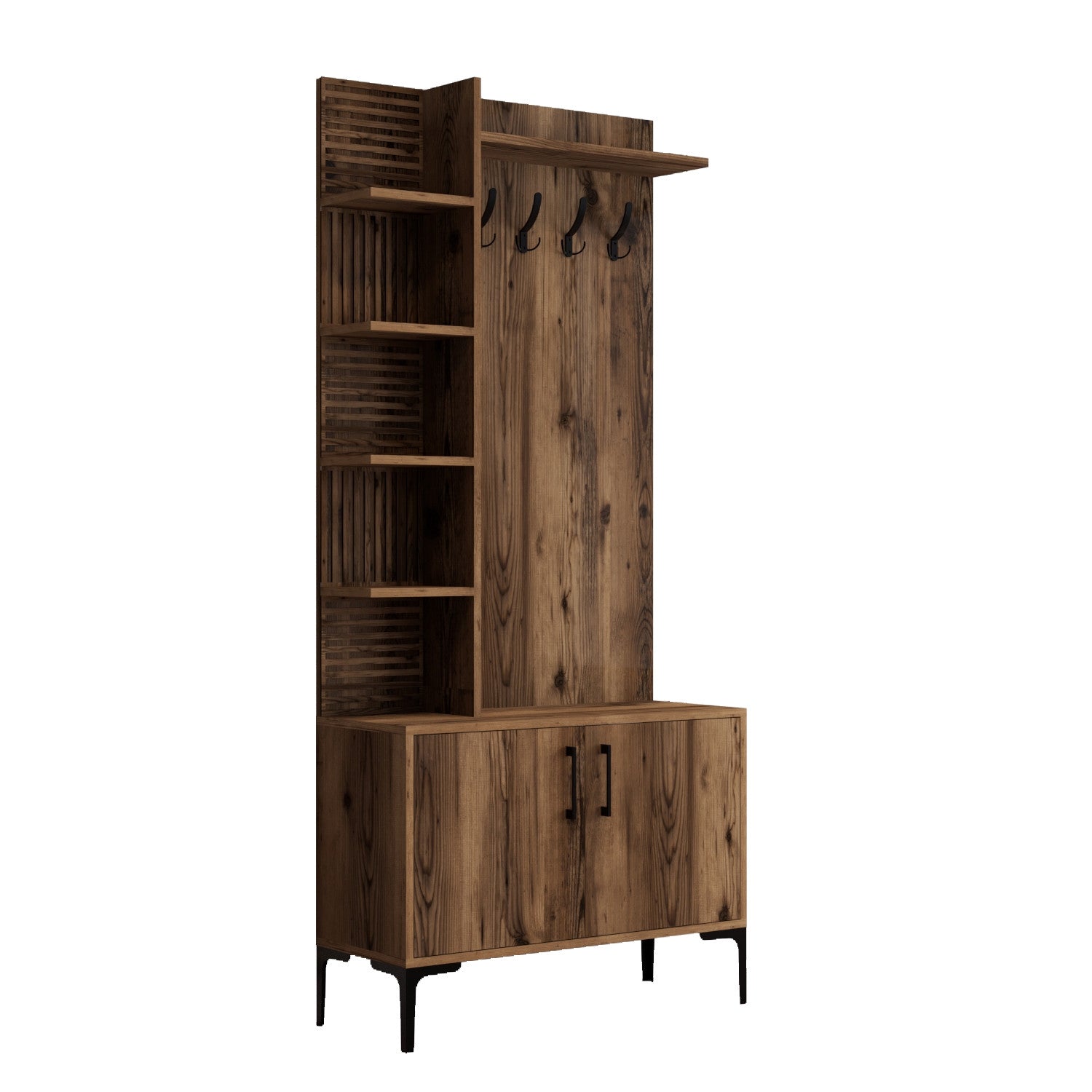 Stalak za hodnik Viyana D - Walnut | AG-vitahome.hr