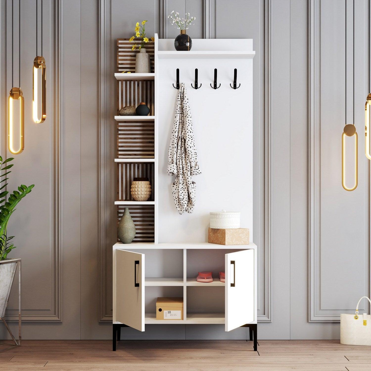 Stalak za hodnik Viyana D - White | AG-vitahome.hr