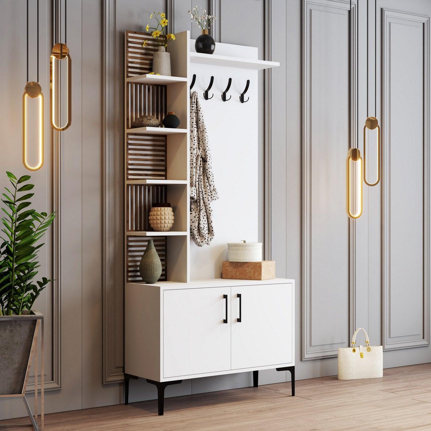 Stalak za hodnik Viyana D - White | AG-vitahome.hr