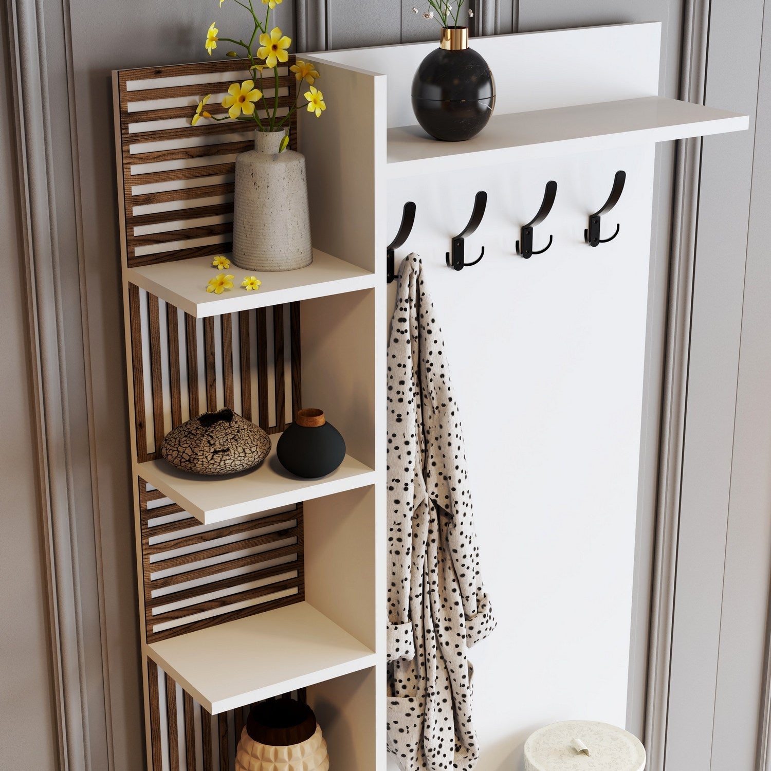 Stalak za hodnik Viyana D - White | AG-vitahome.hr