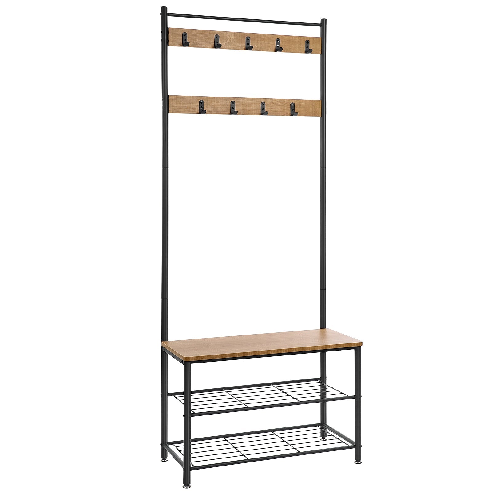 Stalak za kapute s policom za cipele 70x175x32 cm | Vasagle-vitahome.hr