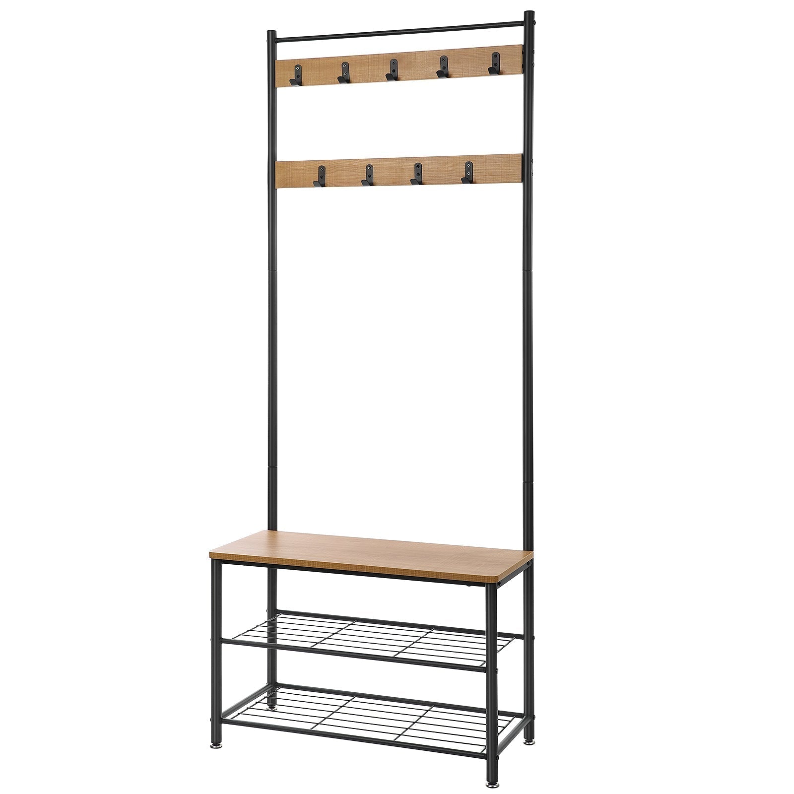 Stalak za kapute s policom za cipele 70x175x32 cm | Vasagle-vitahome.hr