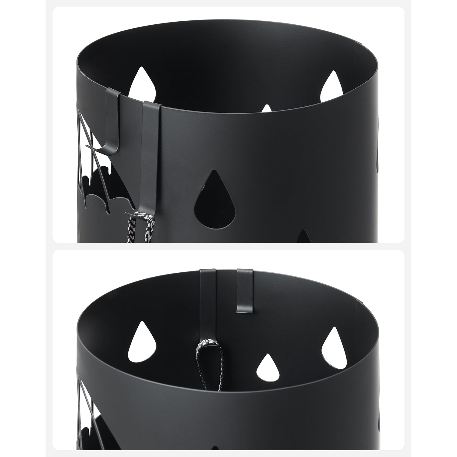 Stalak za kišobrane, 17 x 17 x 41 cm, crne boje | SONGMICS-SONGMICS-Vita Home